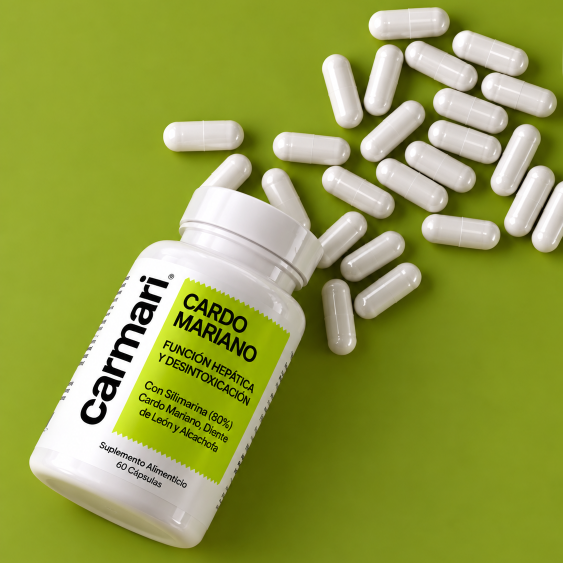 Carmari - Cardo Mariano para Apoyo Hepático y Detox