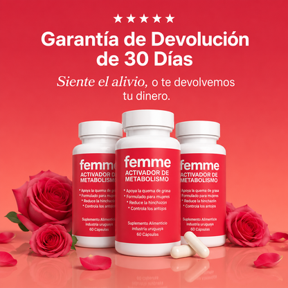 Femme - Recuperá tu figura femenina y energía | 30 cápsulas