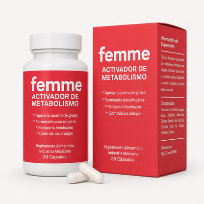 Femme - Recuperá tu figura femenina y energía | 30 cápsulas