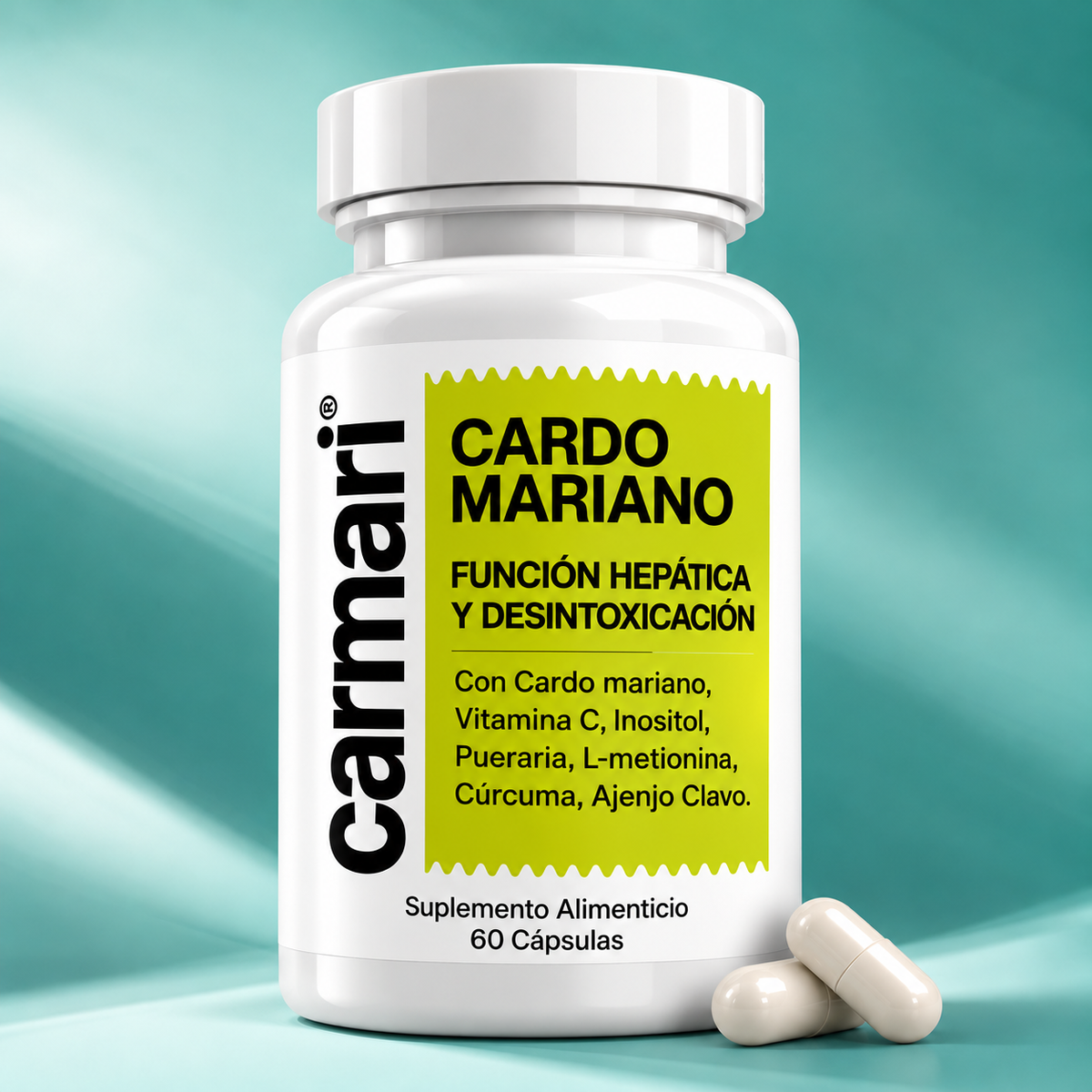 Carmari - Cardo Mariano para Apoyo Hepático y Detox