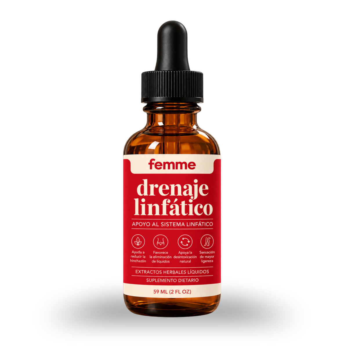 femme – Gotas para el Drenaje Linfático y la Retención de Líquidos
